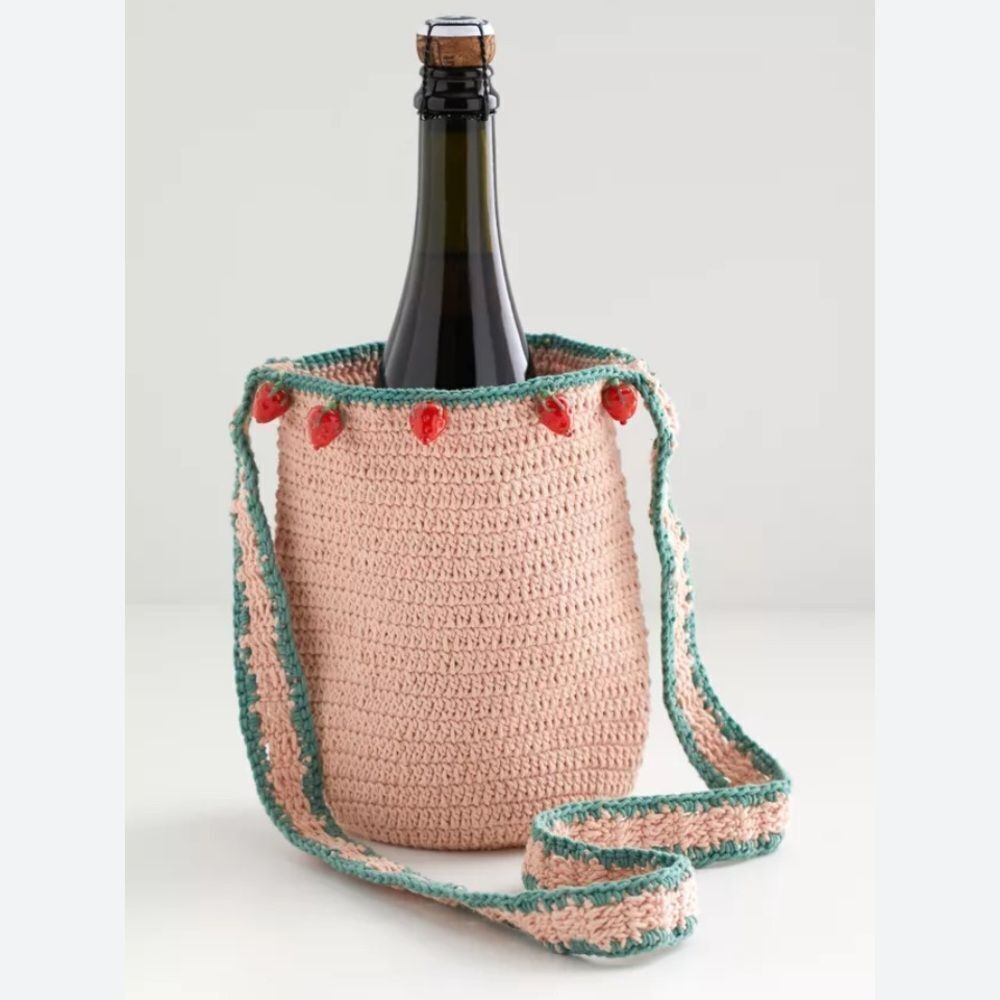 Urban Outfitters Woven Bottle Sling Bag